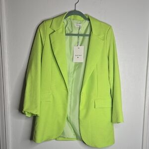 NWT Susy Mix Green Blazer Sz S